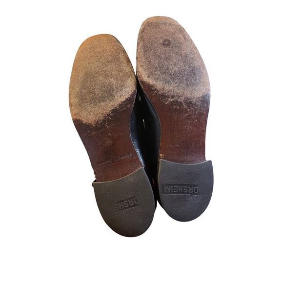 Florsheim Mens Black Tassel Detail Slip On Loafers Sz 9.5 - Picture 6 of 9